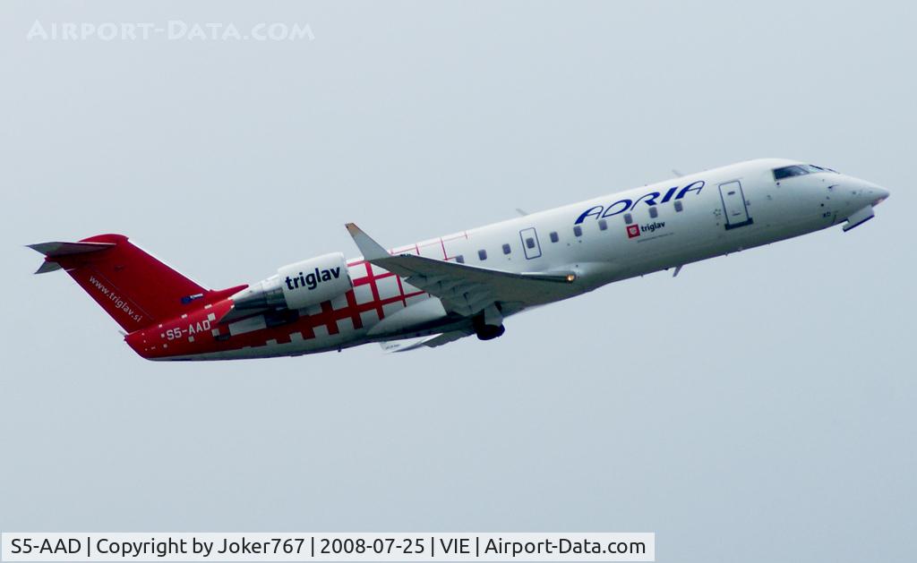 S5-AAD, 1997 Canadair CRJ-200LR (CL-600-2B19) C/N 7166, Adria Airways Canadair Regional Jet CRJ200LR