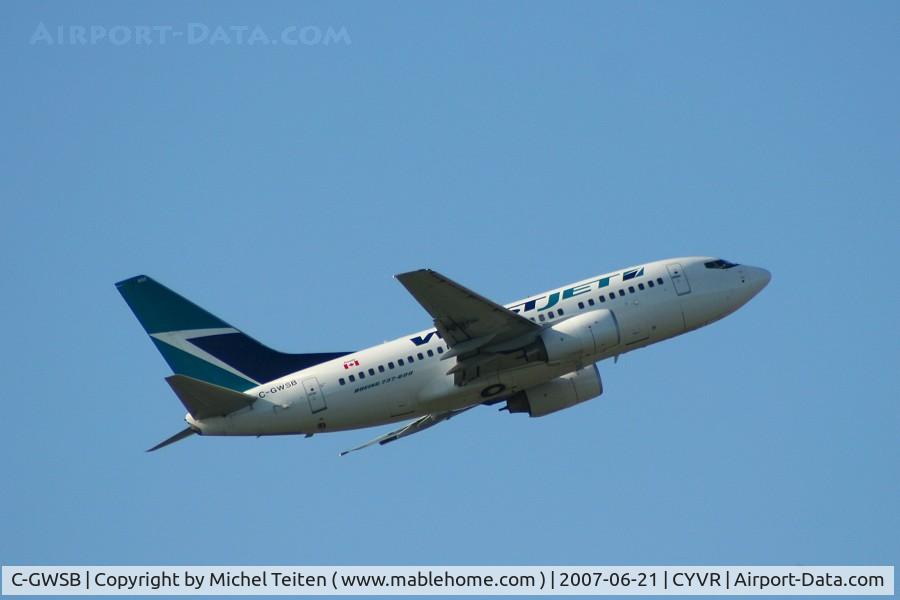 C-GWSB, 2005 Boeing 737-6CT C/N 34285, Westjet
