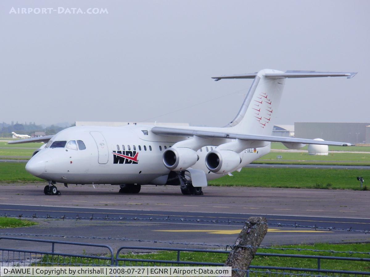 D-AWUE, 1986 British Aerospace BAe.146-200 C/N E2050, British Aerospace BAe-146-200, (cn E2050) WDL Aviation