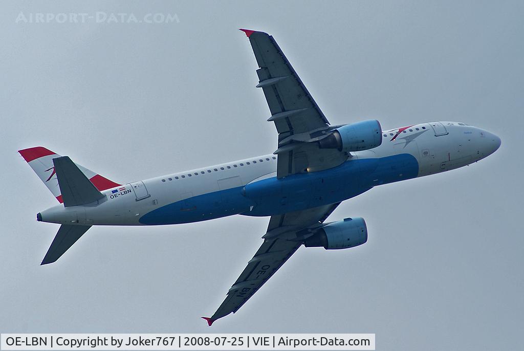 OE-LBN, 1997 Airbus A320-214 C/N 768, Austrian Airlines Airbus A320-214