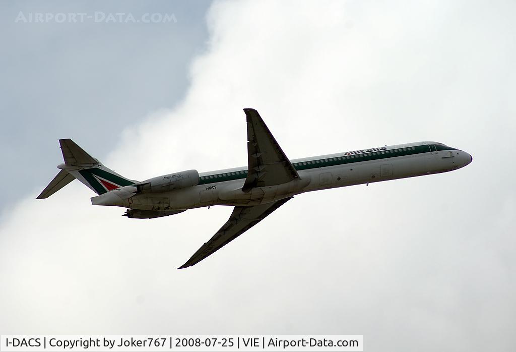 I-DACS, 1990 McDonnell Douglas MD-82 (DC-9-82) C/N 53053/1806, Alitalia McDonnell Douglas MD-82