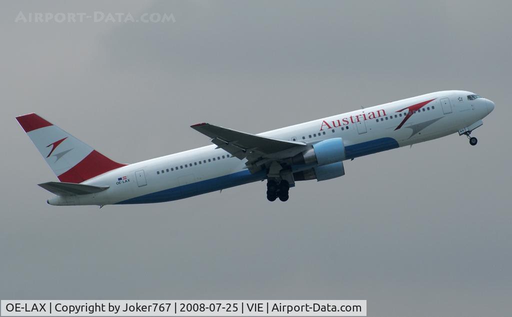 OE-LAX, 1992 Boeing 767-3Z9/ER C/N 27095, Austrian Airlines Boeing 767-3Z9(ER)