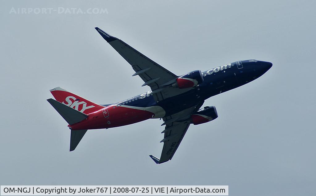 OM-NGJ, 2007 Boeing 737-76N C/N 34755, SkyEurope Airlines Boeing 737-76N(WL)