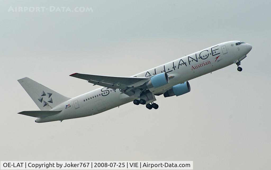OE-LAT, 1991 Boeing 767-31A C/N 25273, Austrian Airlines Boeing 767-31A(ER)