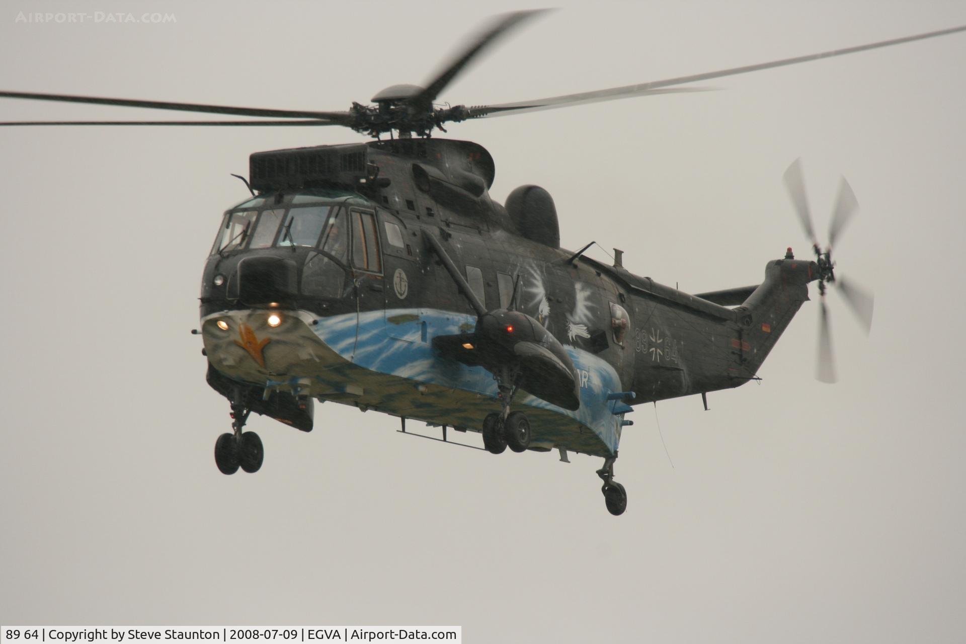 89 64, Westland Sea King Mk.41 C/N WA768, Taken at the Royal International Air Tattoo 2008 during arrivals and departures (show days cancelled due to bad weather)
