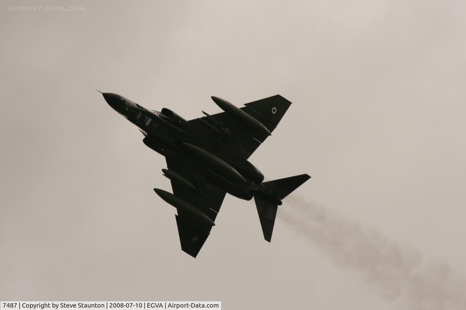 7487, McDonnell Douglas RF-4E Phantom II C/N 4101, Taken at the Royal International Air Tattoo 2008 during arrivals and departures (show days cancelled due to bad weather)