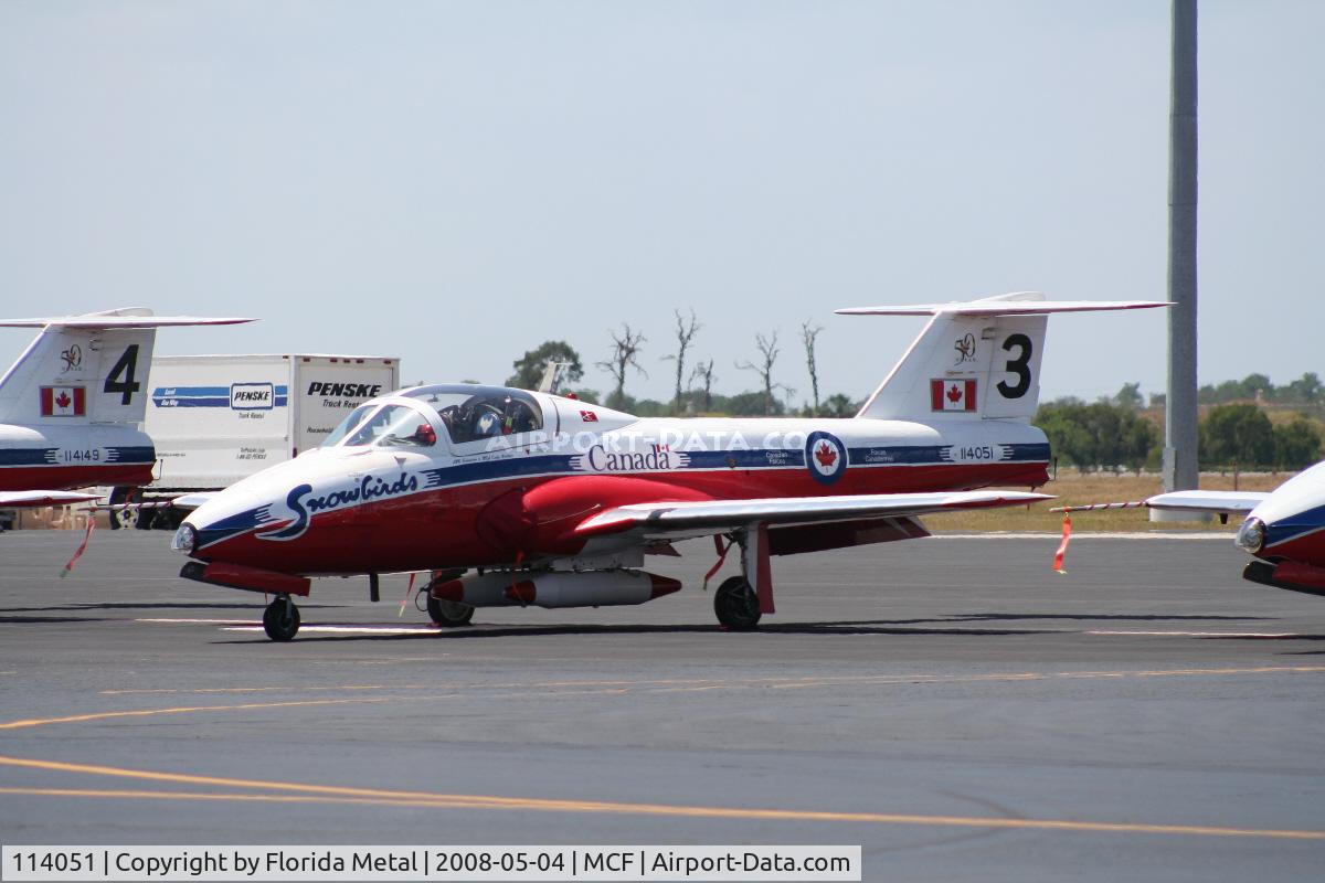 114051, Canadair CT-114 Tutor C/N 1051, Snowbird #3
