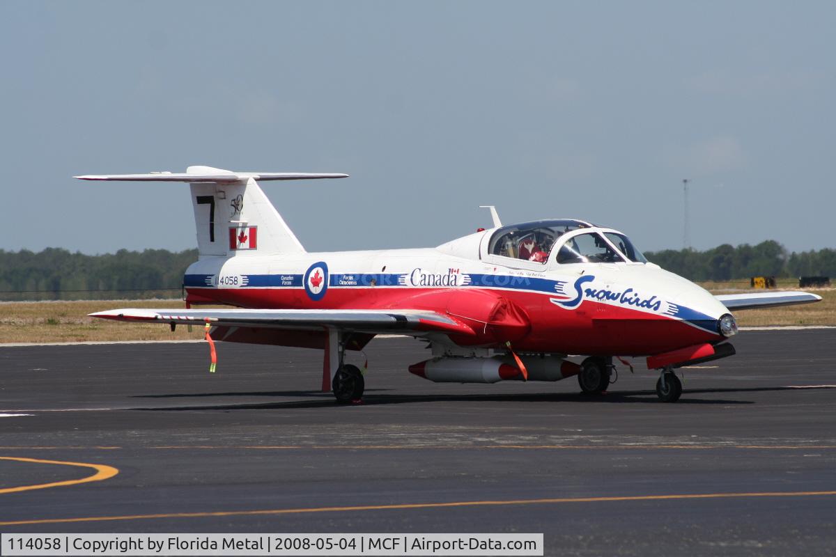 114058, Canadair CT-114 Tutor C/N 1058, Snowbird #7
