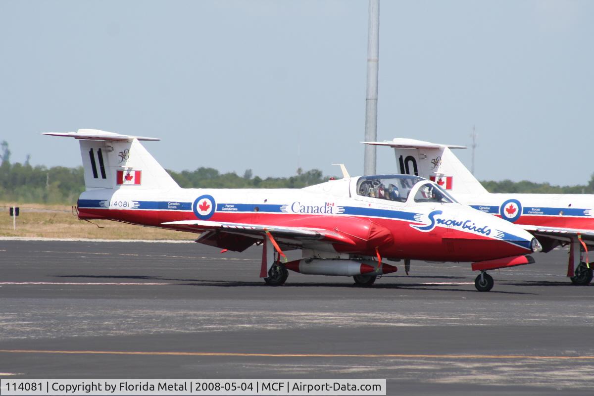 114081, Canadair CT-114 Tutor C/N 1081, Snowbird #11