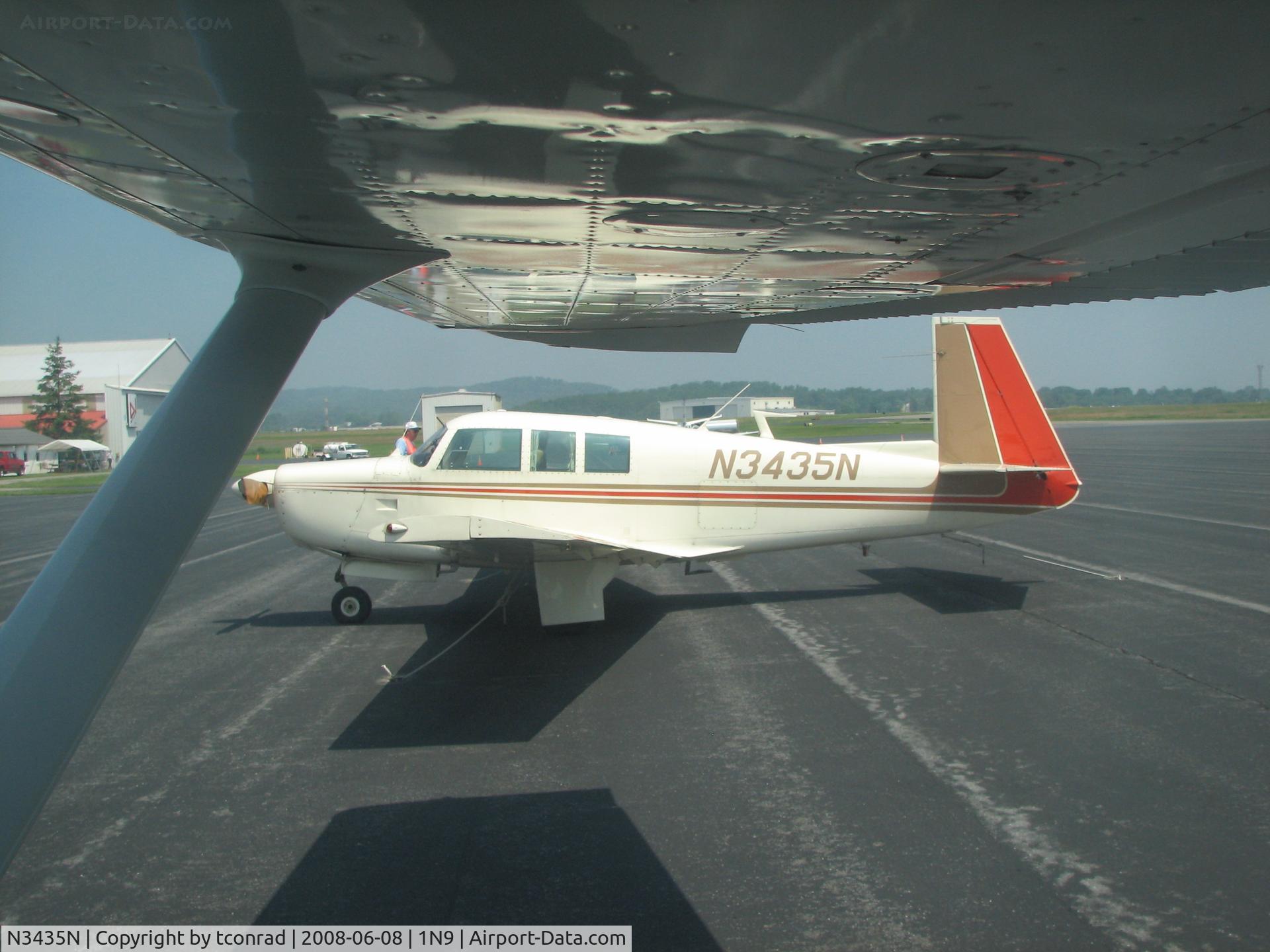 N3435N, 1967 Mooney M20F Executive C/N 680052, at Queen City