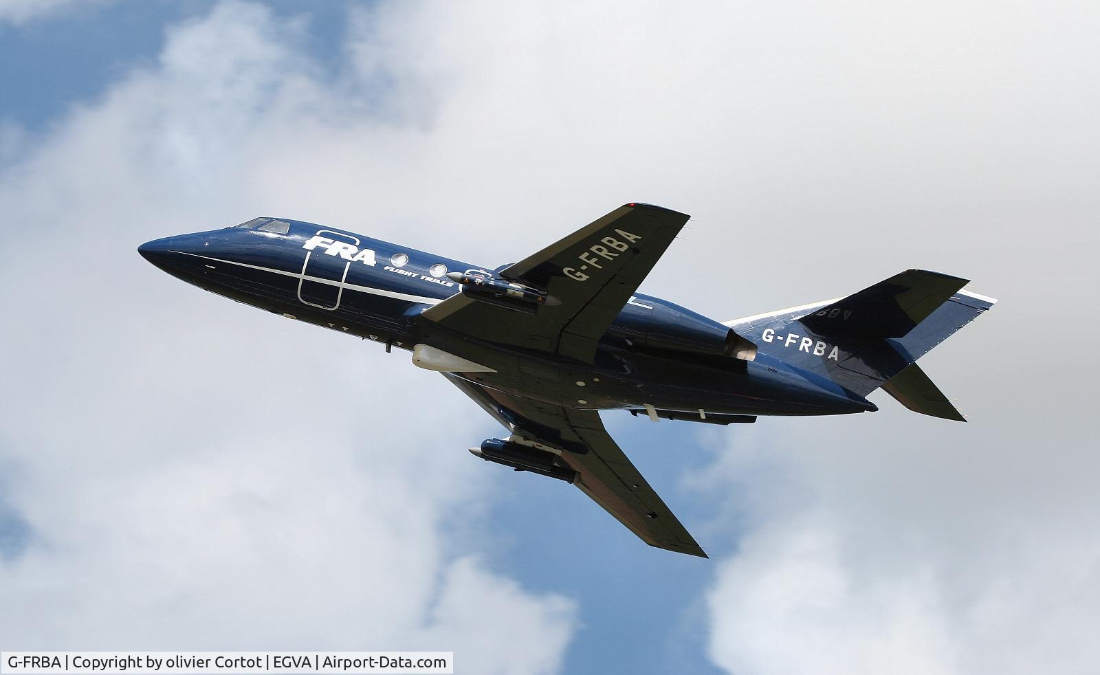 G-FRBA, 1970 Dassault Falcon 20 C/N 178, flying high at RIAT 2005