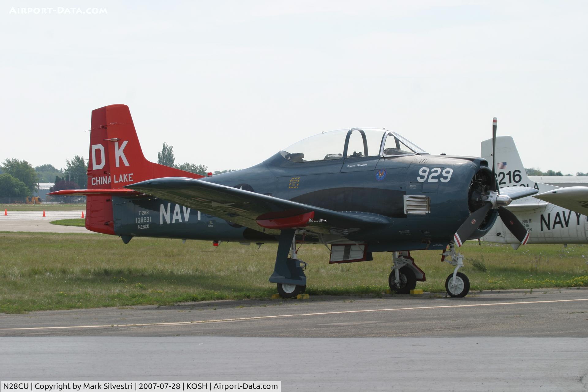 N28CU, 1956 North American T-28B C/N 200302, Oshkosh 2007
