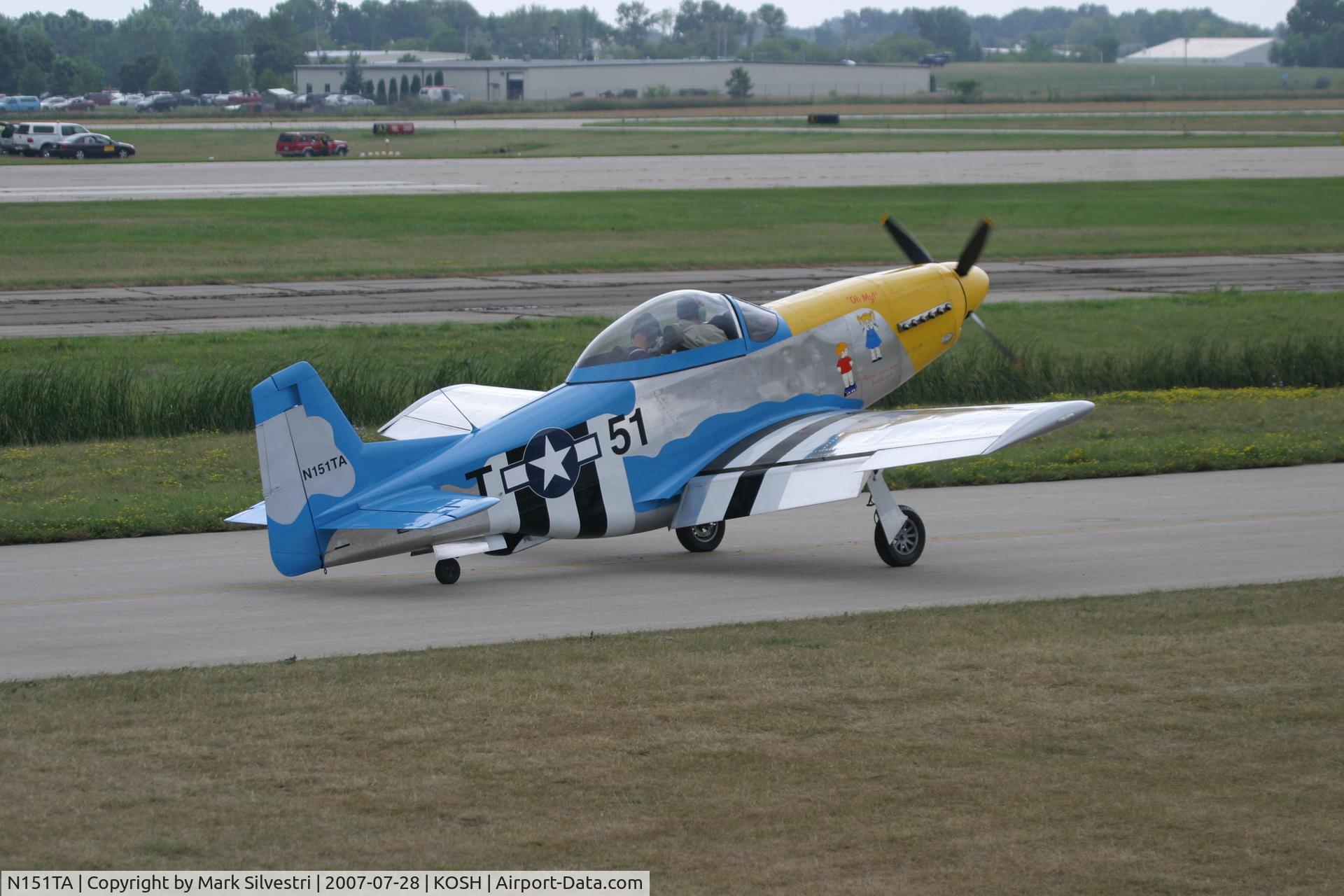 N151TA, Titan T-51 Mustang C/N M04SV6SOHK0027, Oshkosh 2007