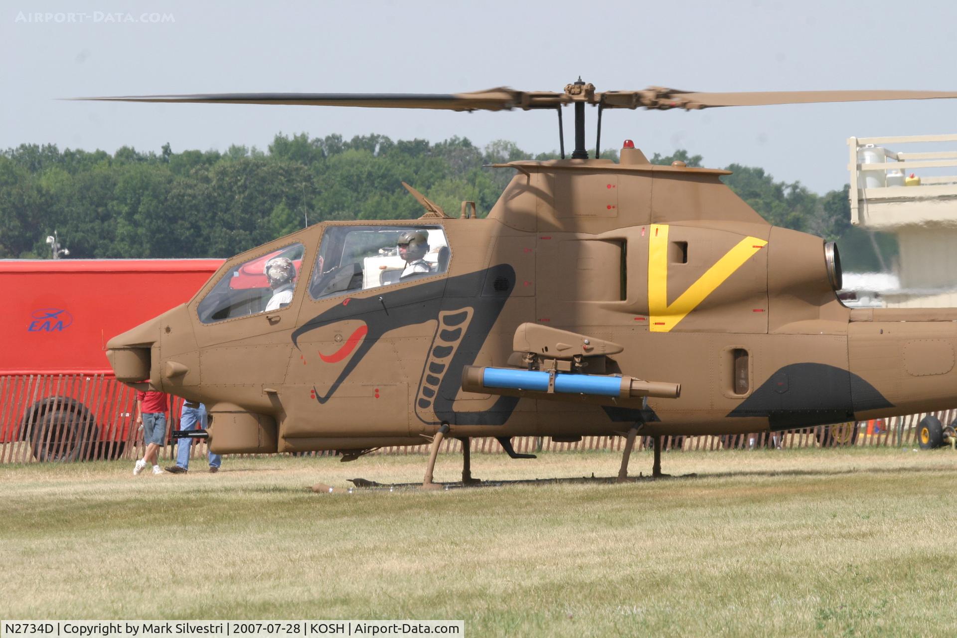 N2734D, 1977 Bell TAH-1P C/N 22072, Oshkosh 2007