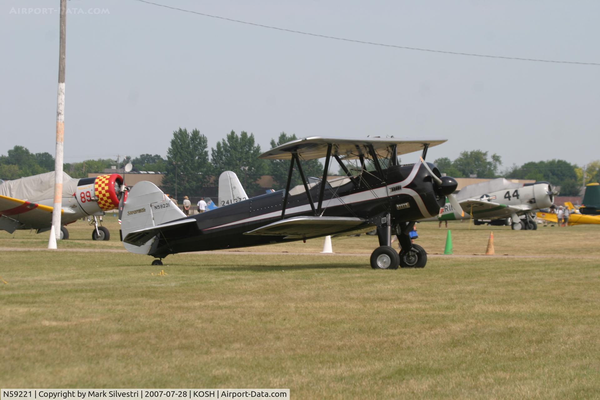 N59221, 1943 Boeing A75N1(PT17) C/N 75-4790, Oshkosh 2007