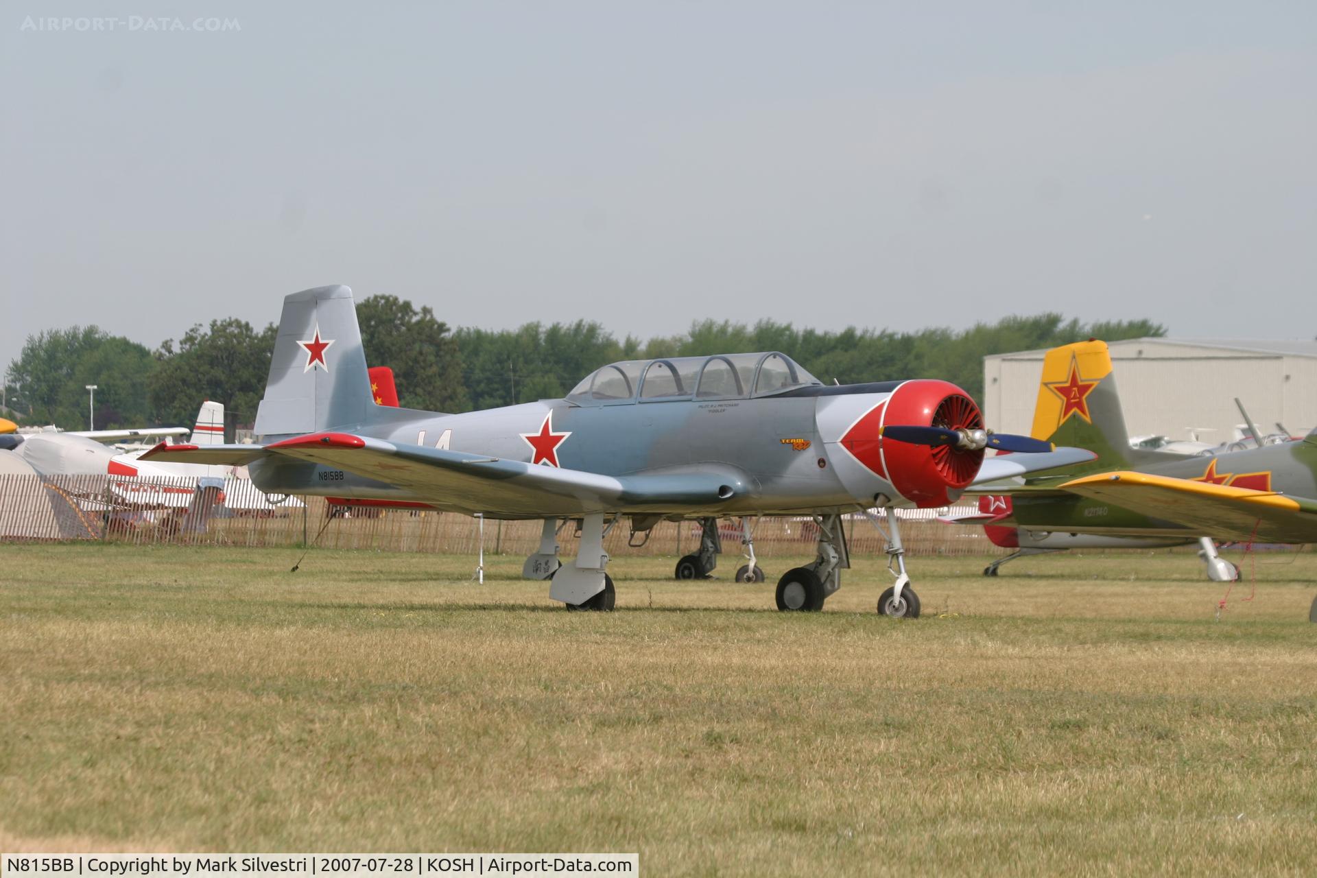 N815BB, 1969 Nanchang CJ-6A C/N 2951216, Oshkosh 2007