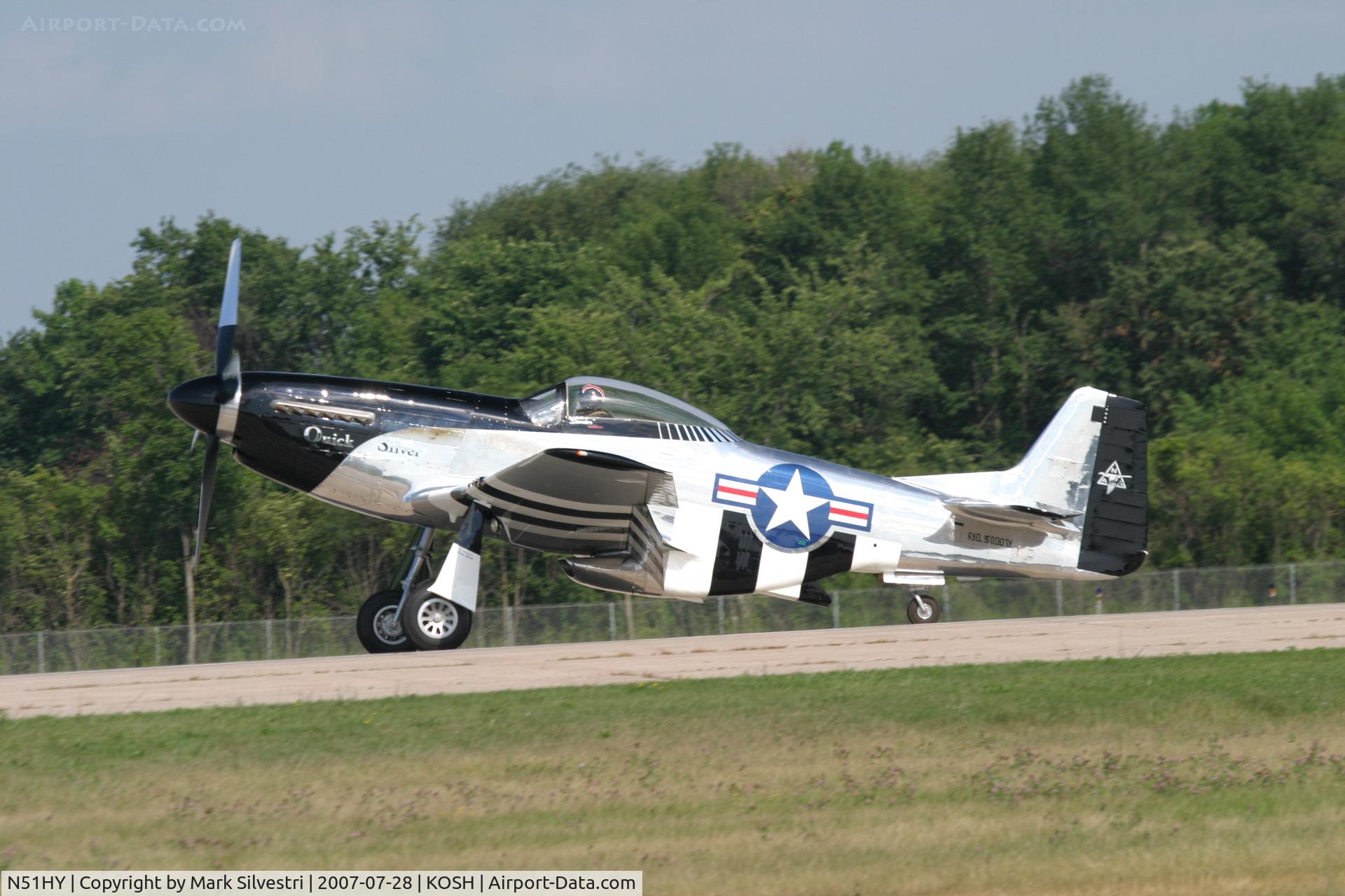 N51HY, 1944 North American P-51D Mustang C/N 124-48192, Oshkosh 2007