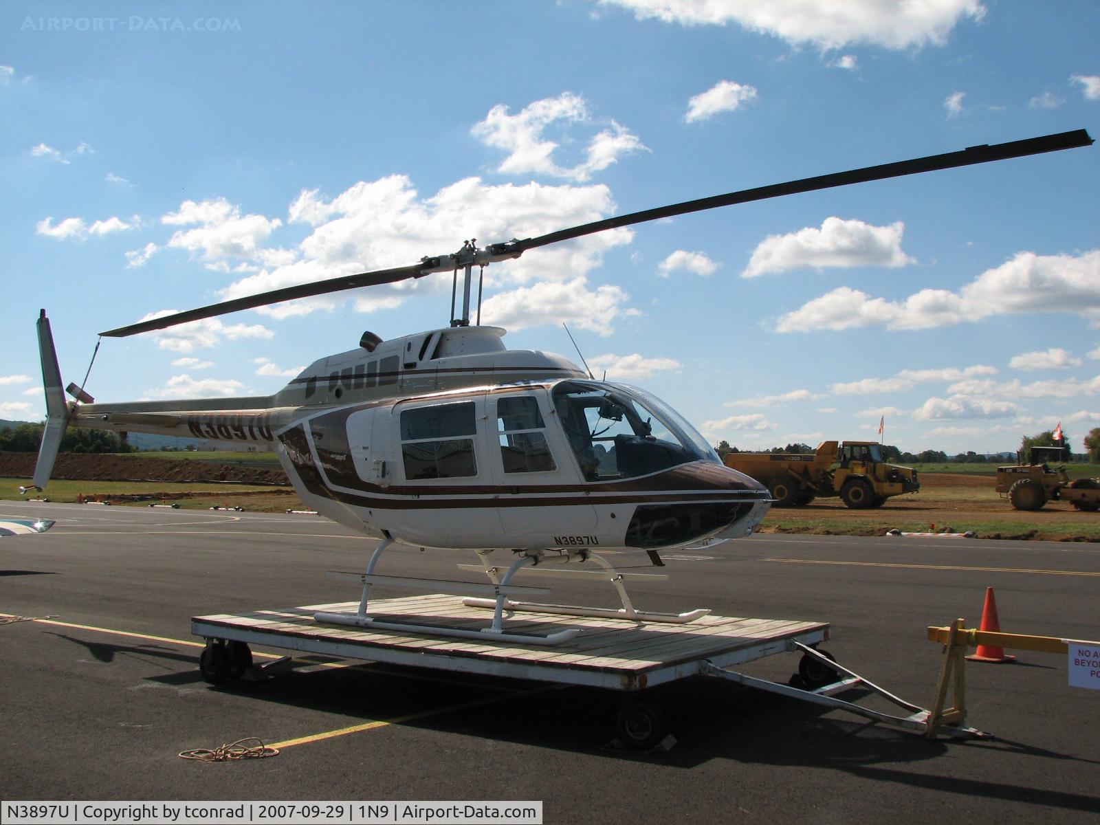 N3897U, 1980 Bell 206B JetRanger C/N 3205, at Queen City