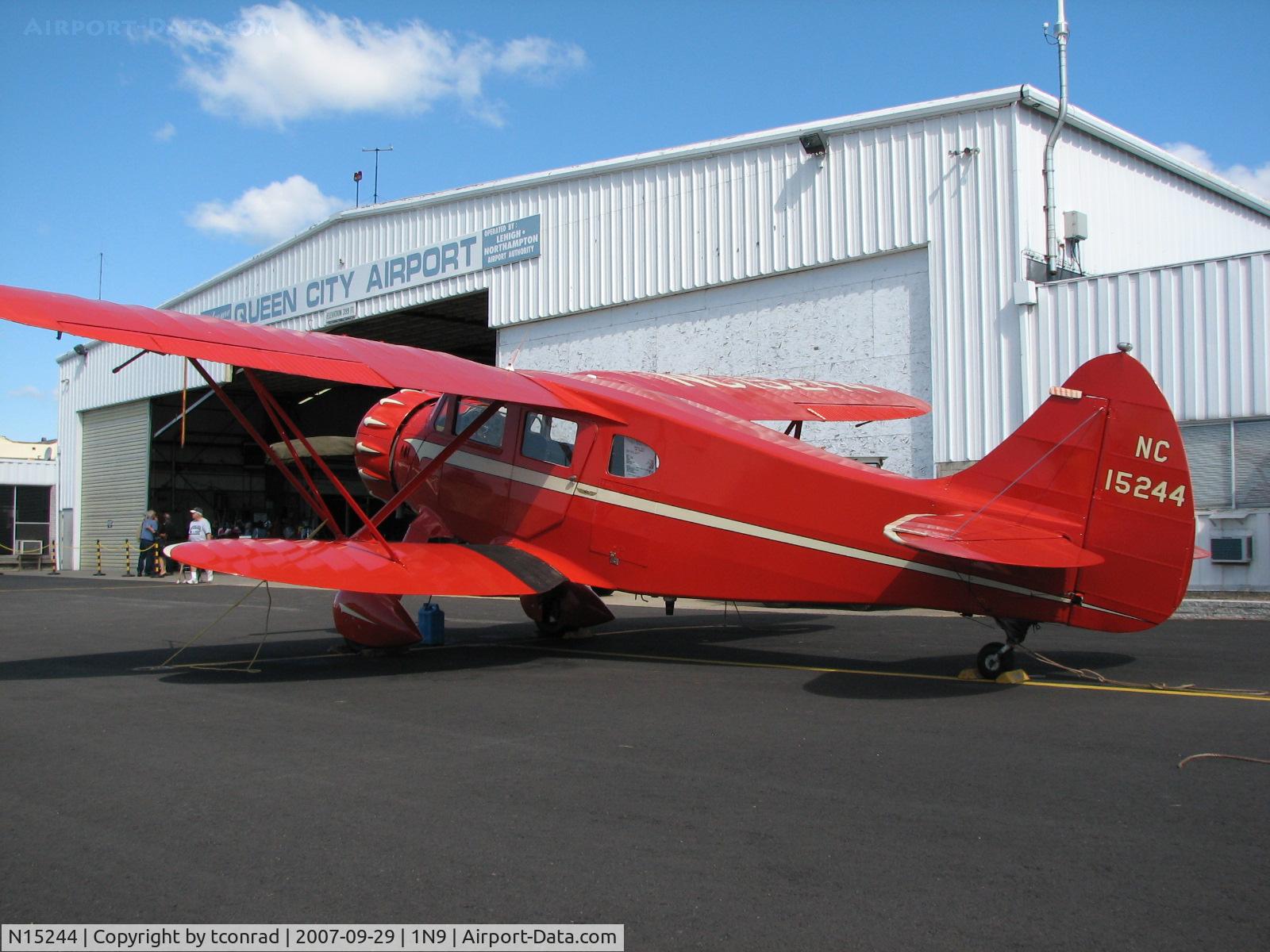 N15244, 1935 Waco YOC C/N 4327, at Queen City