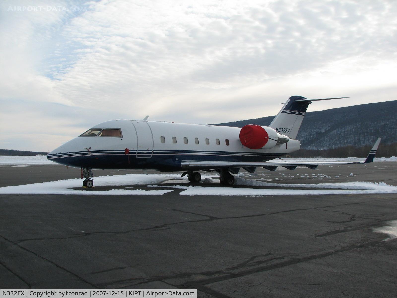 N332FX, 2002 Bombardier Challenger 604 (CL-600-2B16) C/N 5543, at Williamsport