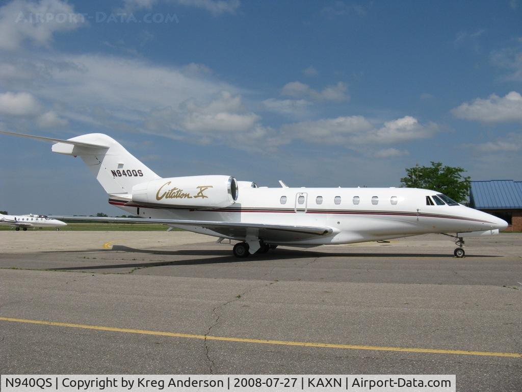 N940QS, 2008 Cessna 750 Citation X Citation X C/N 750-0285, A brand new Citation X operated by NetJets.