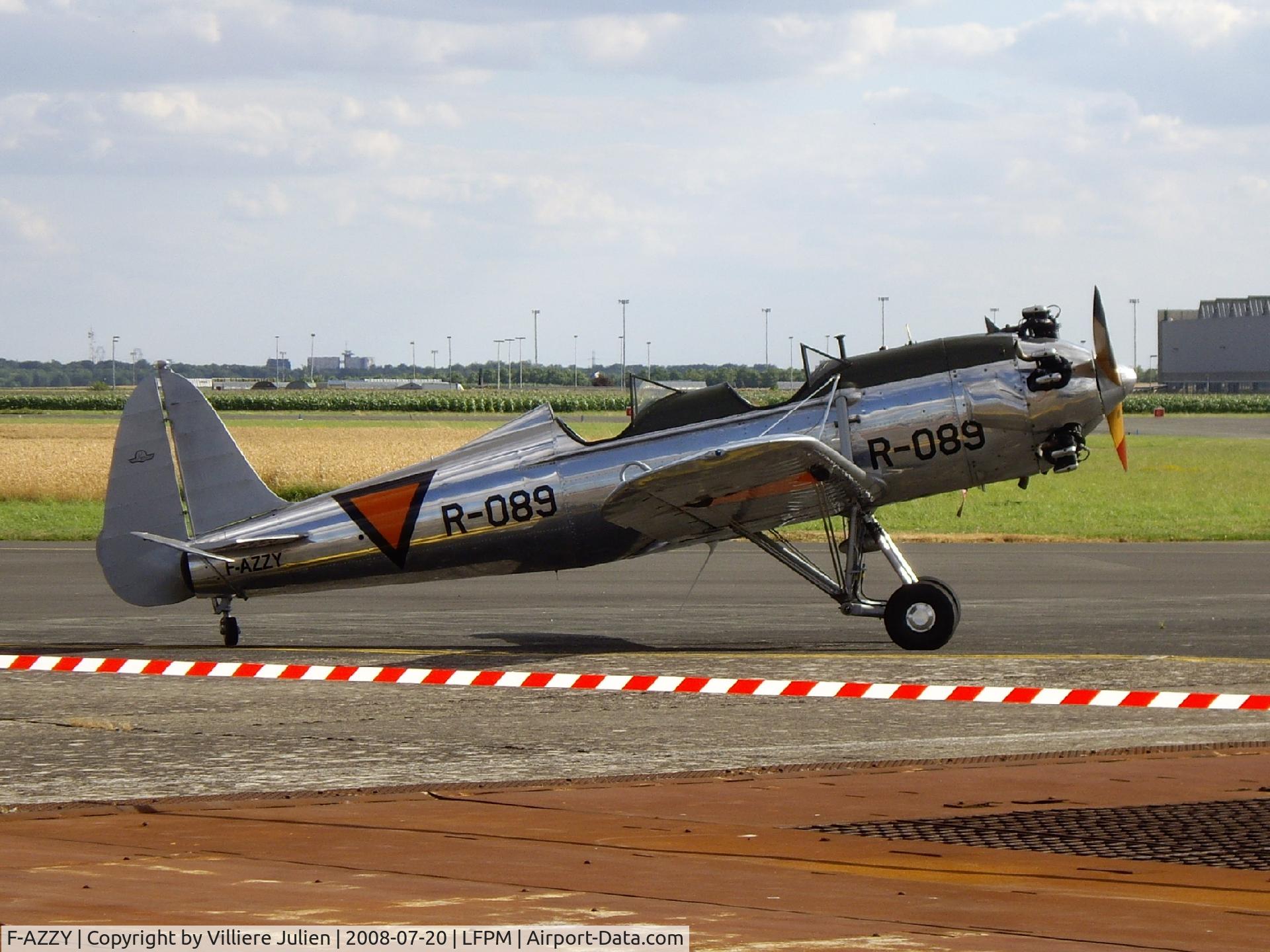 F-AZZY, 1942 Ryan PT-22 Recruit (ST3KR) C/N 1794, on displai at Melun-Villaroche
