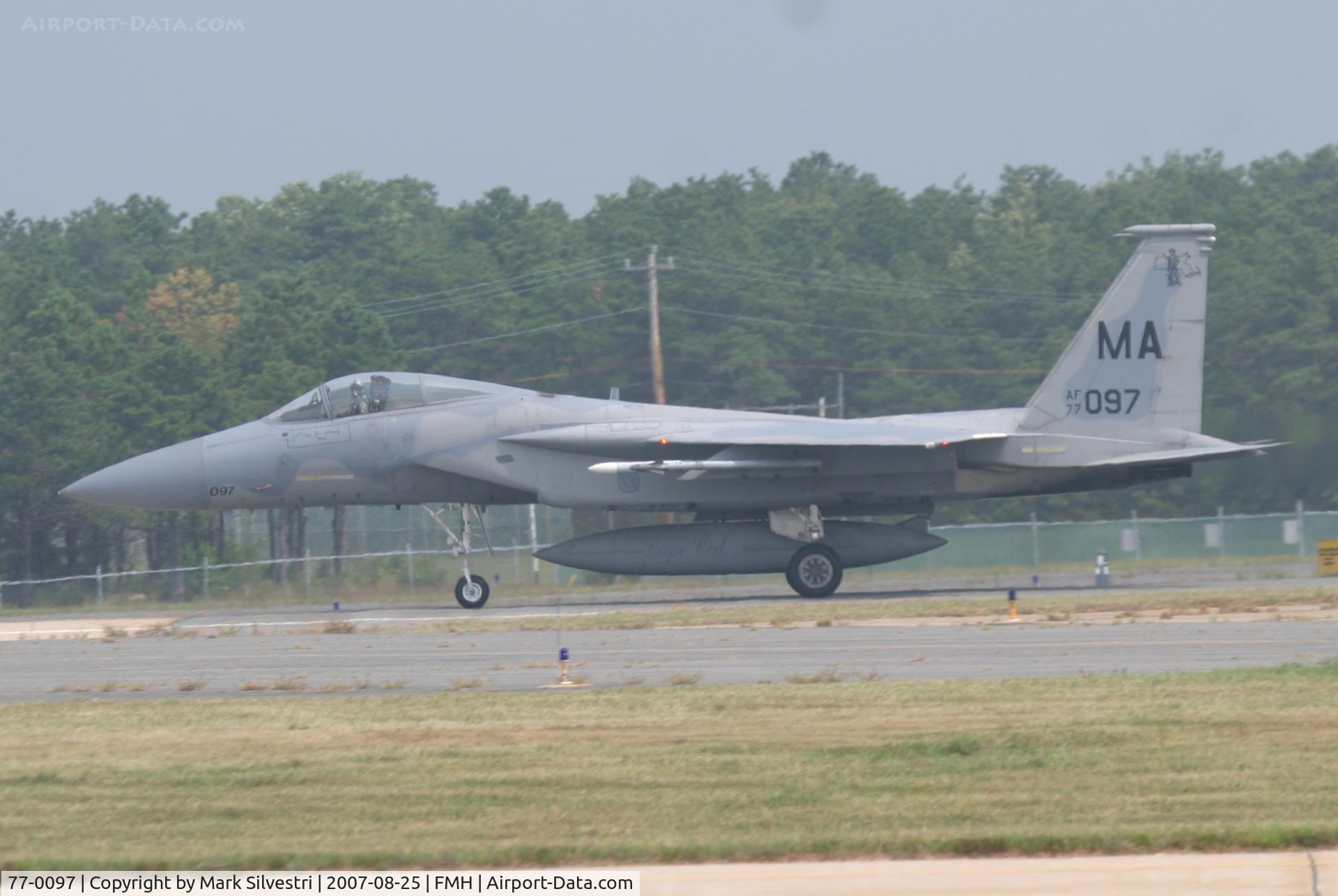 77-0097, 1977 McDonnell Douglas F-15A Eagle C/N 0379/A309, Otis ANGB 2007