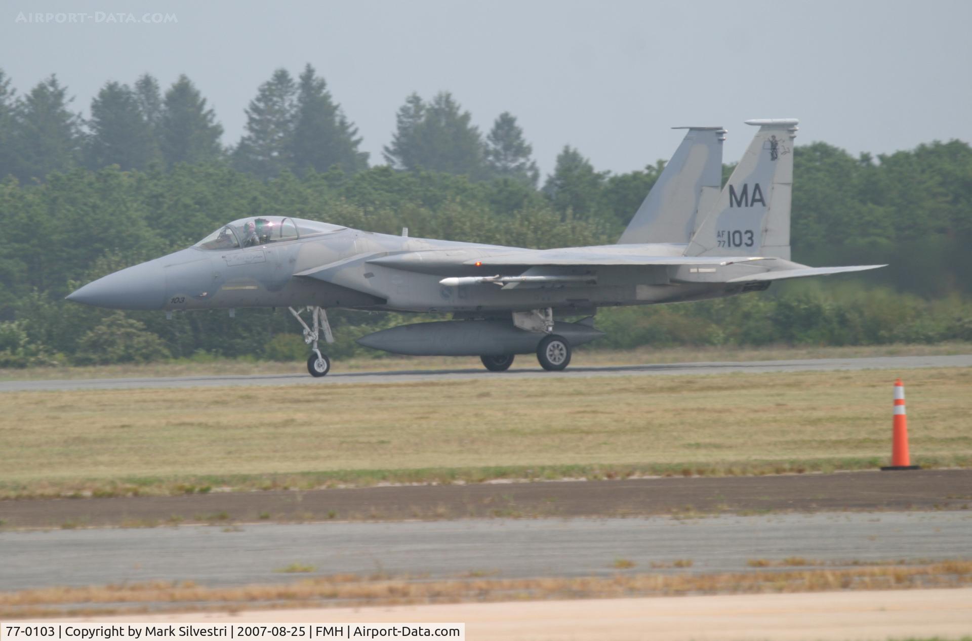 77-0103, McDonnell Douglas F-15A Eagle C/N 0386/A315, Otis ANGB 2007