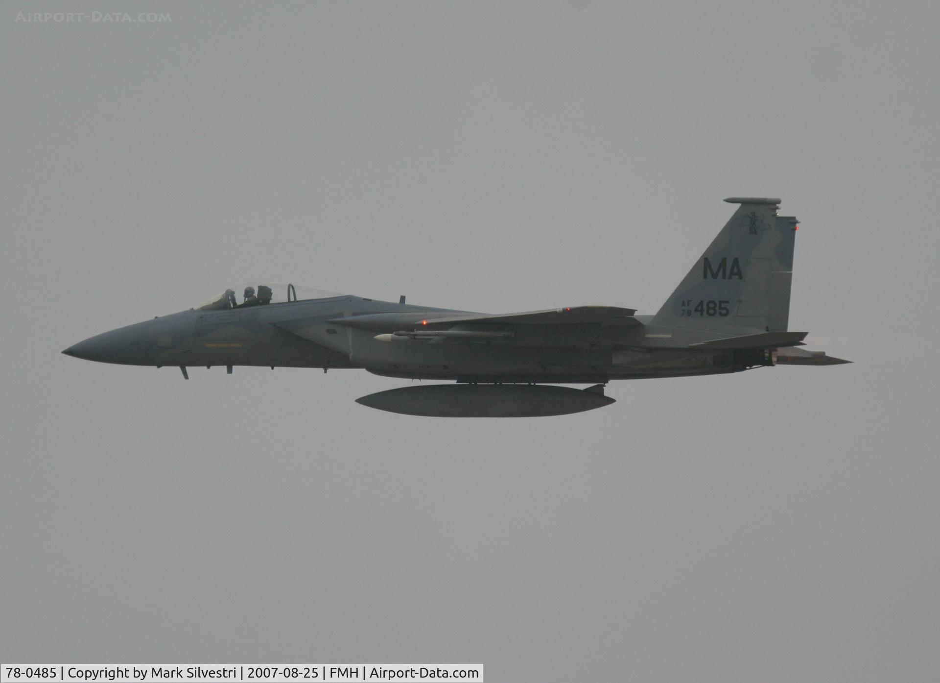 78-0485, 1978 McDonnell Douglas F-15C Eagle C/N 0466/C018, Otis ANGB 2007