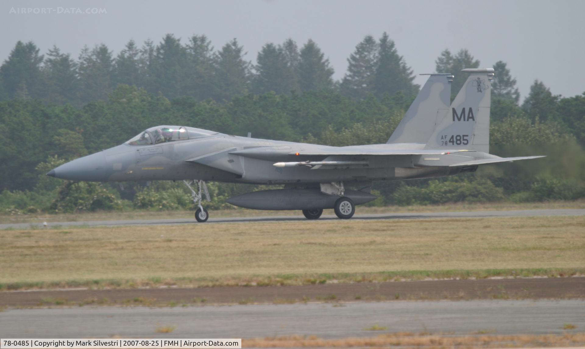 78-0485, 1978 McDonnell Douglas F-15C Eagle C/N 0466/C018, Otis ANGB 2007