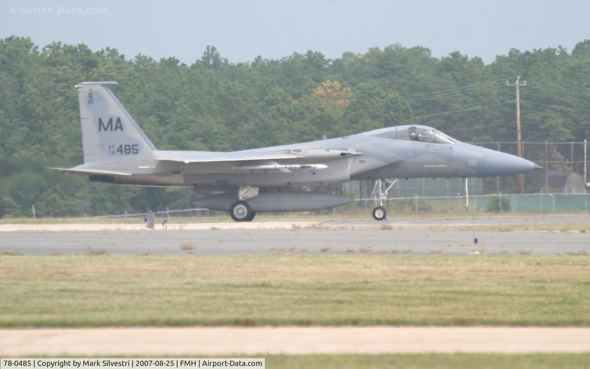 78-0485, 1978 McDonnell Douglas F-15C Eagle C/N 0466/C018, Otis ANGB 2007