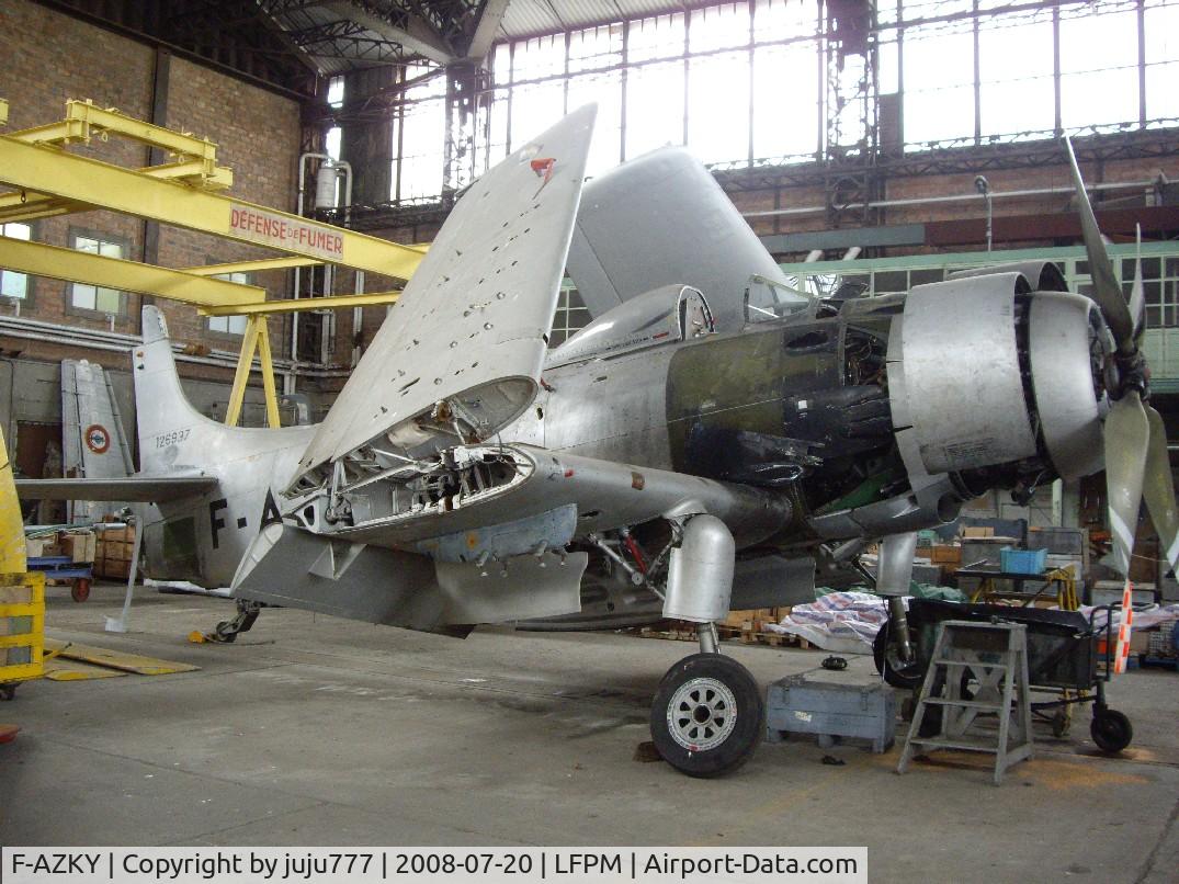 F-AZKY, Douglas A-1D Skyraider (AD-4NA) C/N 7798, preserved