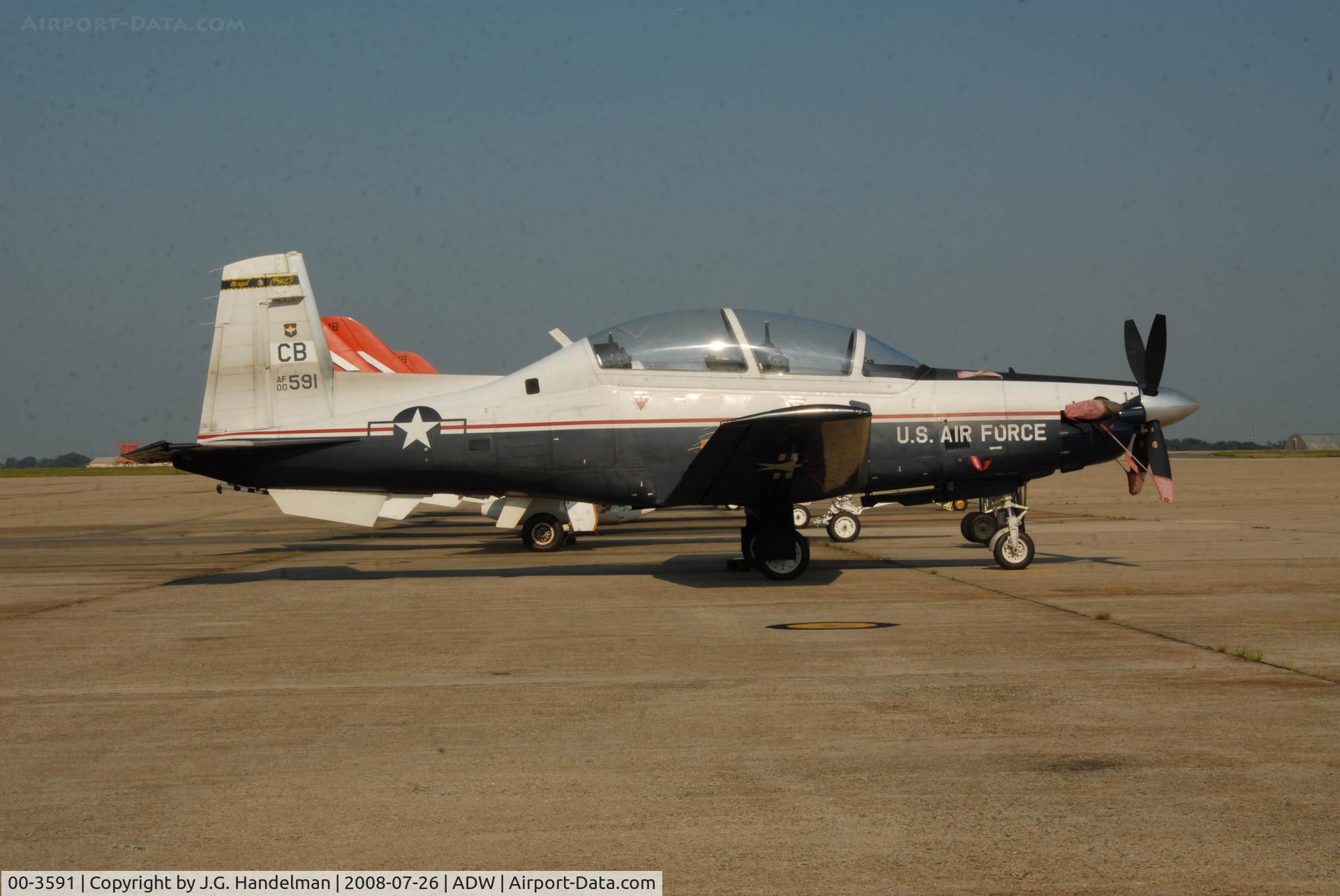 00-3591, Raytheon T-6A Texan II C/N PT-97, T-6A at NAF Washington