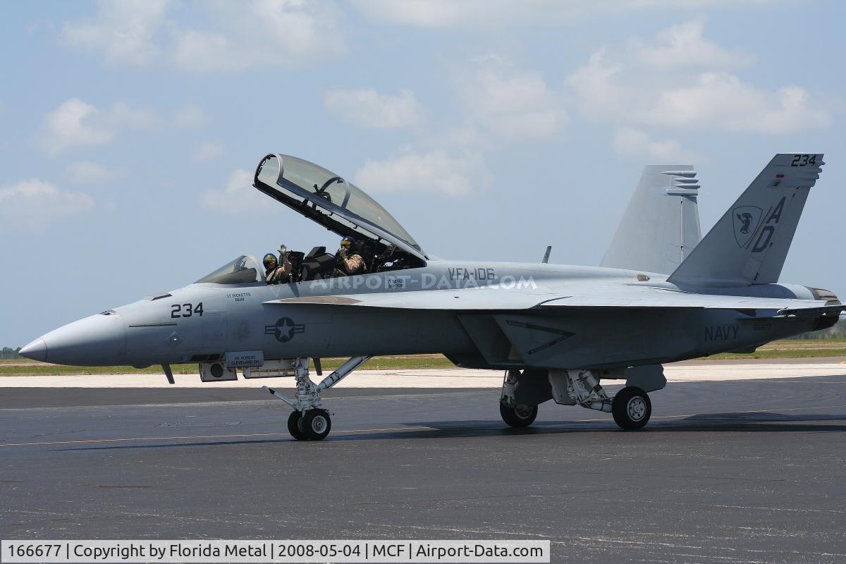 166677, Boeing F/A-18F Super Hornet C/N F155, F/A-18F