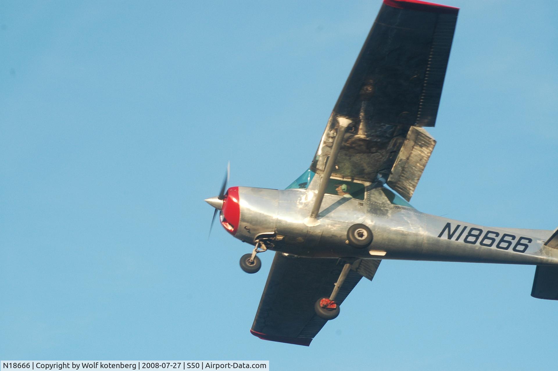 N18666, 1972 Cessna 150L C/N 15074027, drifting to the right a little