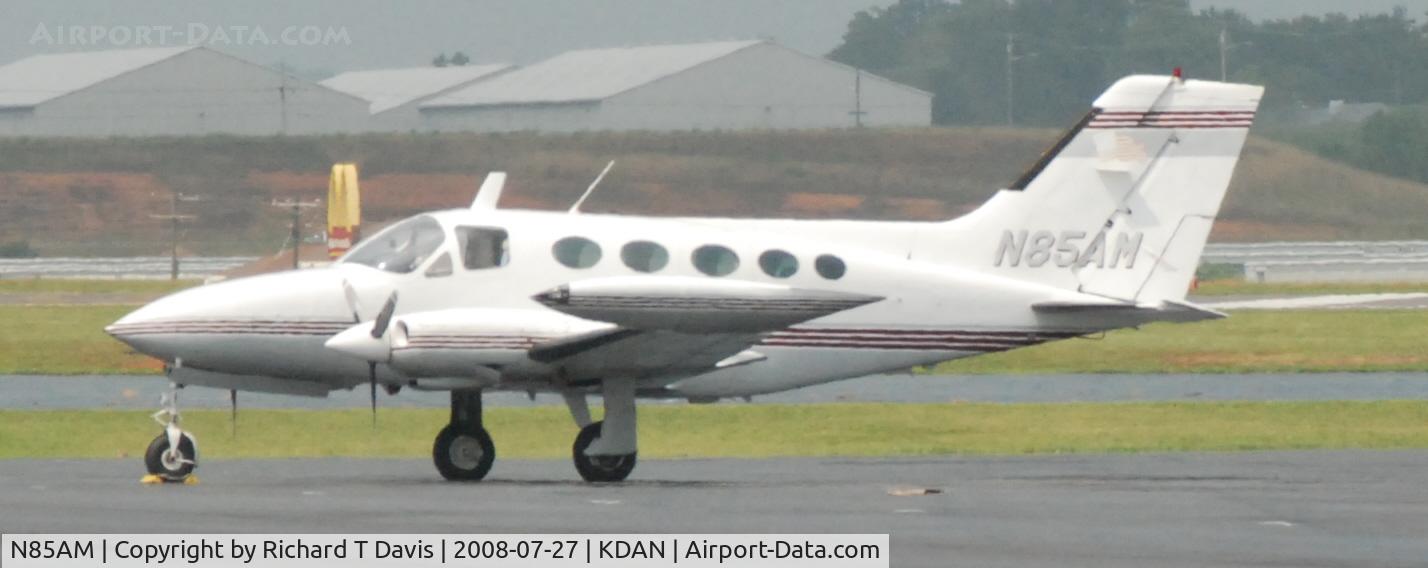 N85AM, 1973 Cessna 414 Chancellor C/N 414-0435, 1973 Cessna 414 in Danville Va.