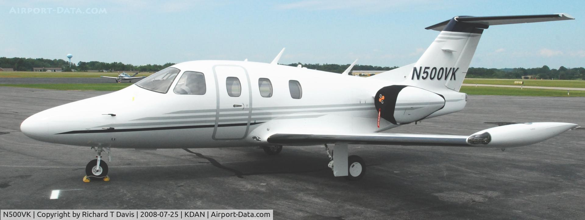 N500VK, 2007 Eclipse Aviation Corp EA500 C/N 000010, 2007 Eclipse EA500 in Danville VA
