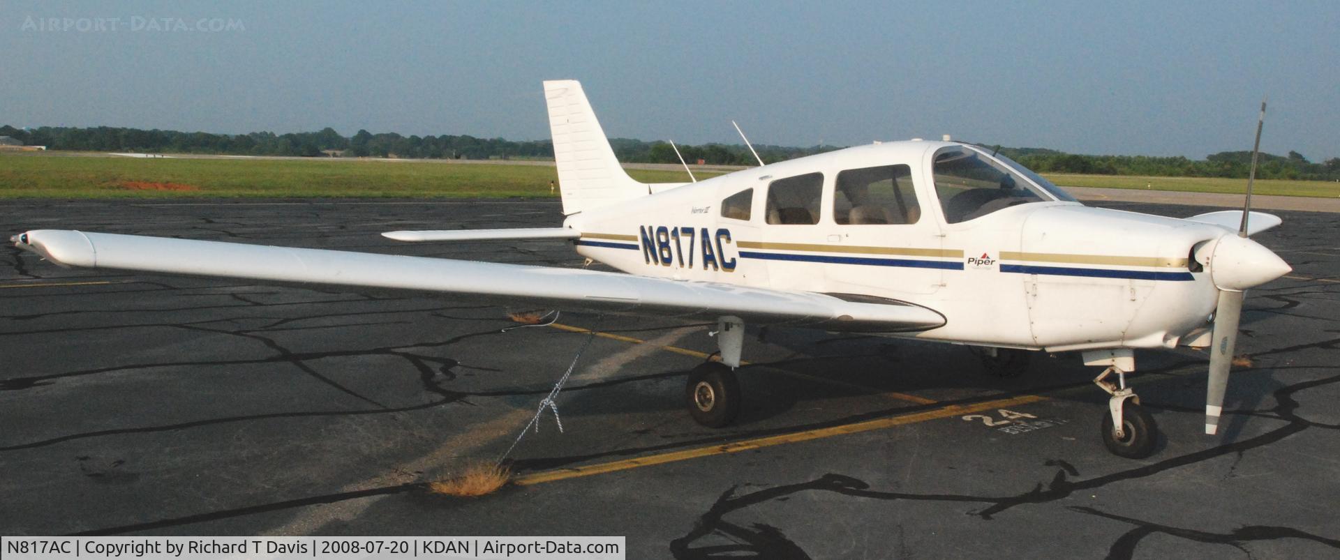 N817AC, 2003 Piper PA-28-161 C/N 2842190, 203 Piper PA-28-161 in Danville Va.