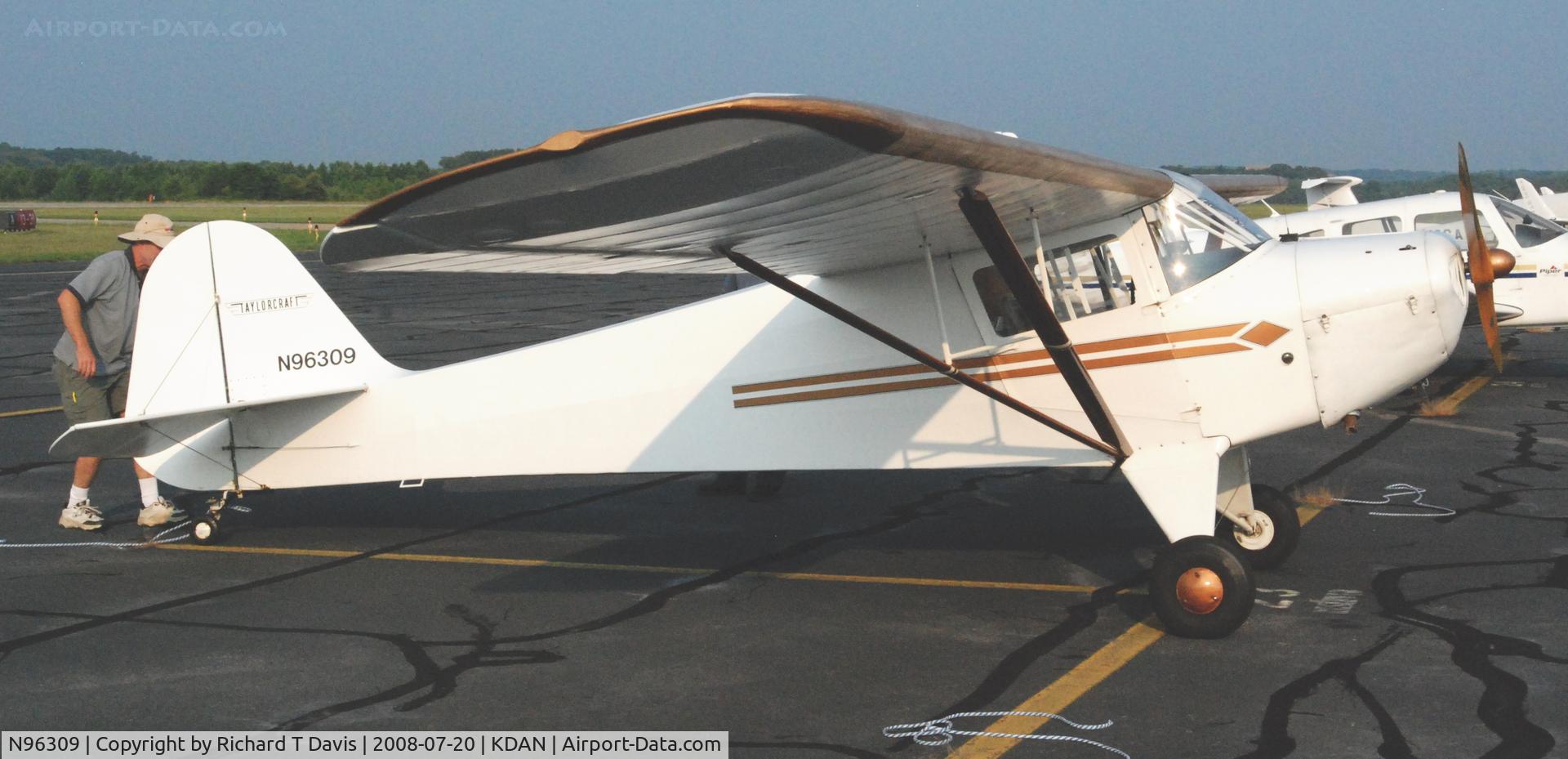 N96309, 1946 Taylorcraft BC12-D C/N 8609, 1946 Taylorcraft BC12-D in Danville Va.