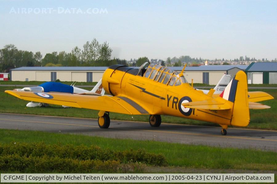 C-FGME, 1941 Noorduyn AT-16 Harvard II C/N 07-144, from The Canadian Museum of Flight