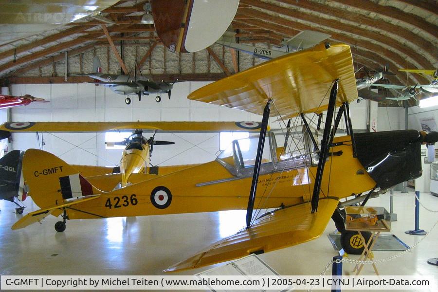 C-GMFT, 1941 De Havilland Canada DH-82C Tiger Moth C/N DHC1178, Displayed at the Canadian Museum of Flight