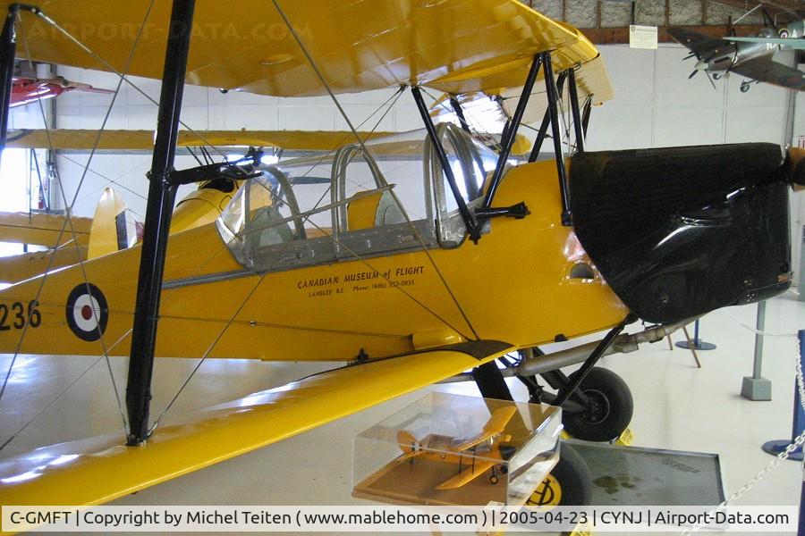 C-GMFT, 1941 De Havilland Canada DH-82C Tiger Moth C/N DHC1178, Displayed at the Canadian Museum of Flight
