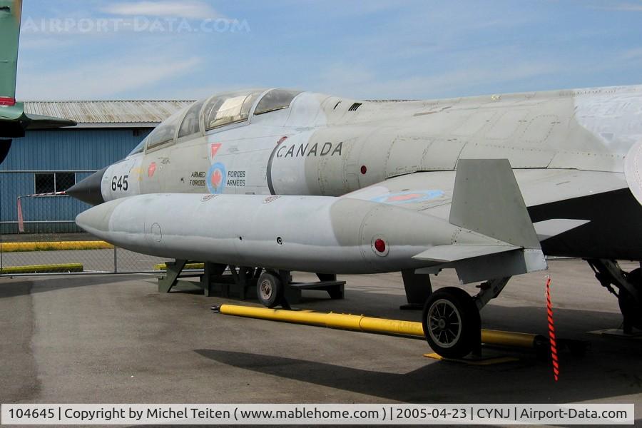 104645, Lockheed CF-104D Starfighter C/N 583A-5315, Displayed at the Canadian Museum of Flight