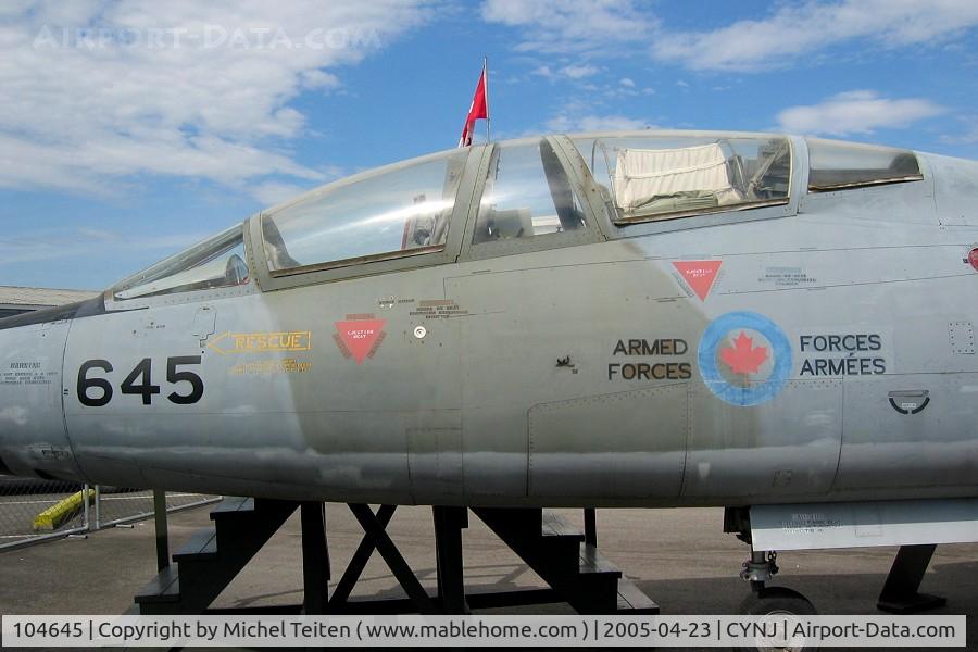 104645, Lockheed CF-104D Starfighter C/N 583A-5315, Displayed at the Canadian Museum of Flight