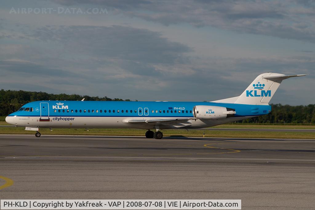 PH-KLD, 1989 Fokker 100 (F-28-0100) C/N 11269, KLM Fokker 100