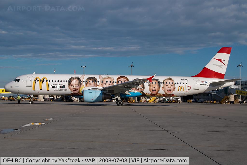 OE-LBC, 1996 Airbus A321-111 C/N 581, Austrian Airlines Airbus 321