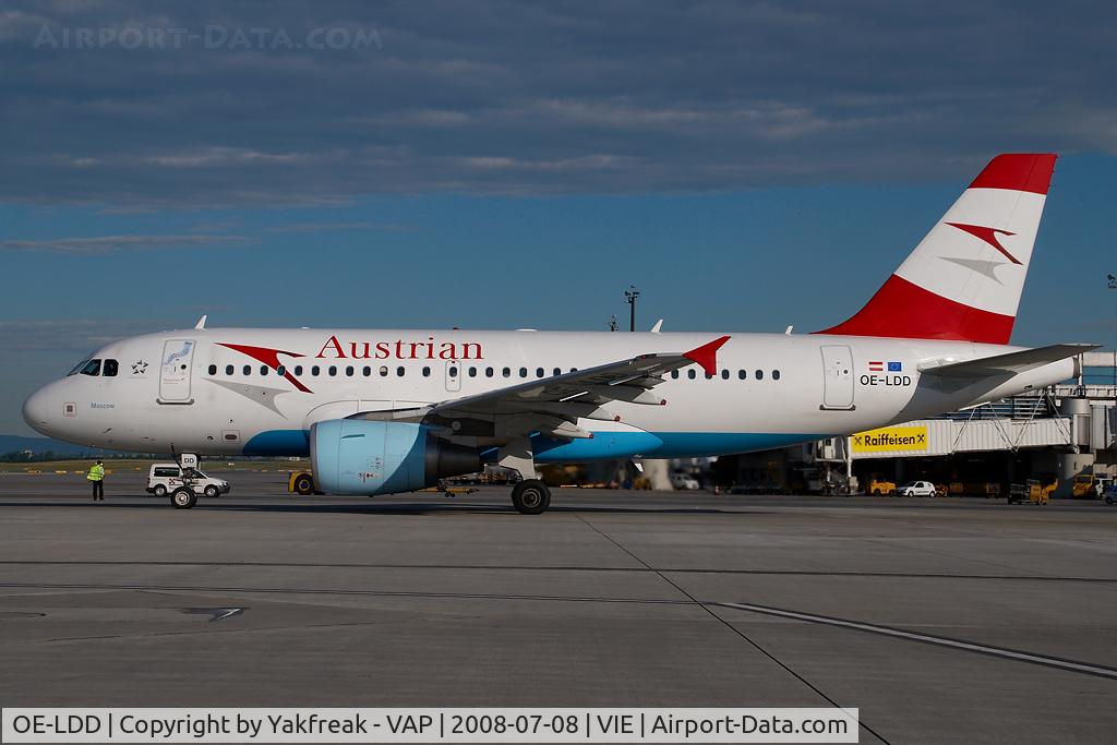 OE-LDD, 2005 Airbus A319-112 C/N 2416, Austrian Airlines Airbus 319