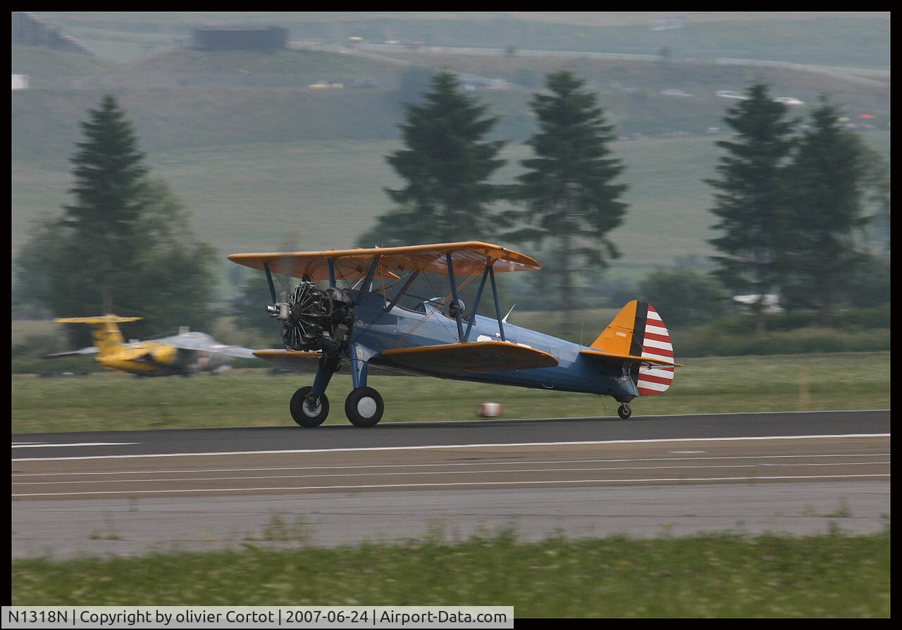N1318N, 1942 Boeing E75 C/N 75-5601, Taking off during Air power 05 at Zeltweg, austria