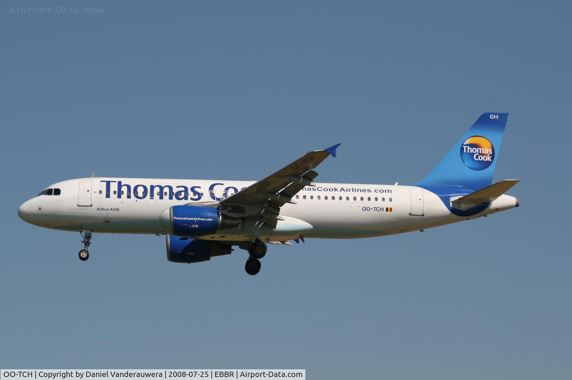 OO-TCH, 2003 Airbus A320-214 C/N 1929, arrival of flight FQ5485 to rwy 25L