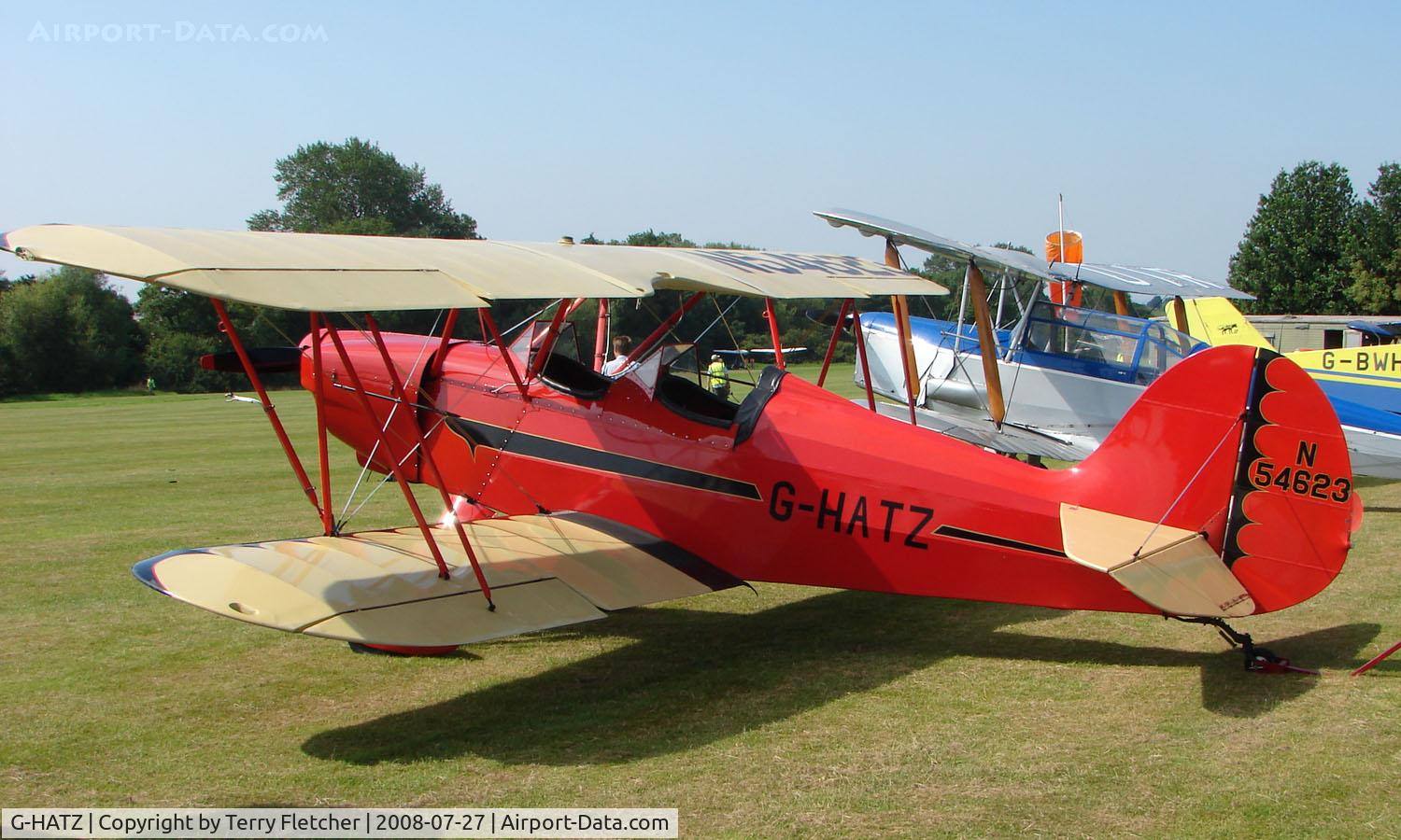 G-HATZ, 1981 Hatz CB-1 C/N 17, Hatz CB-1 - a visitor to Baxterley Wings and Wheels 2008 , a grass strip in rural Warwickshire in the UK
